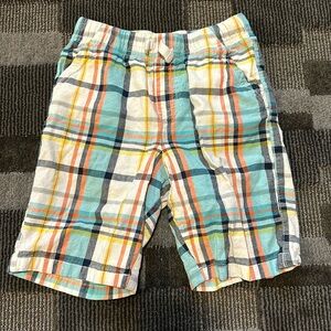 Boys plaid shorts size 7